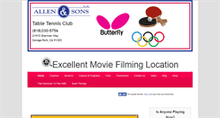 Desktop Screenshot of mypingpongclub.com